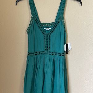 O’Neill Mariah Crochet Teal Sundress XS